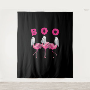 Funny Ghost Flamingo Boo Halloween Kostümgeschenke Wandteppich