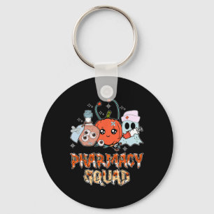 Funny Ghost Hexch Pumpkin Pills Pharmacy Squad Hal Schlüsselanhänger