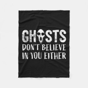Funny Ghost Jagd Paranormal Investigator Geister Fleecedecke