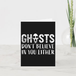 Funny Ghost Jagd Paranormal Investigator Geister Karte