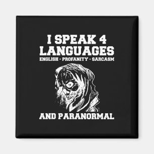 Funny Ghost Jagd Shirt Sarcastic Paranormal Gho Magnet