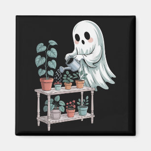 Funny Ghost Pflanze Soky Season Botanischer Spaß G Magnet