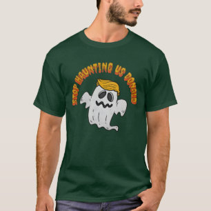 Funny Ghost Protest stoppt Haunting Design T-Shirt