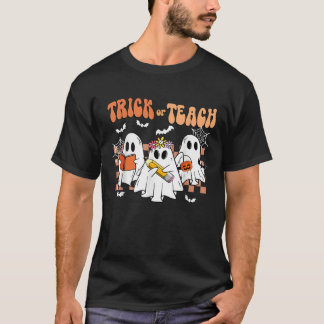 Funny Ghost Teacher Trick oder lehren Lesen Sie me T-Shirt