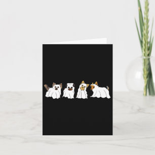 Funny Ghost Yorkshire Terrier Yorkie Dog Lover Hal Karte