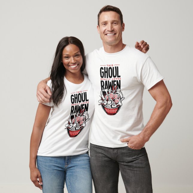 Funny Ghoul Lieben Rawen T-Shirt (Unisex)