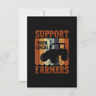 Funny Gift Bauer Hühnerfarm Ziege Zuchtgeschenk RSVP Karte