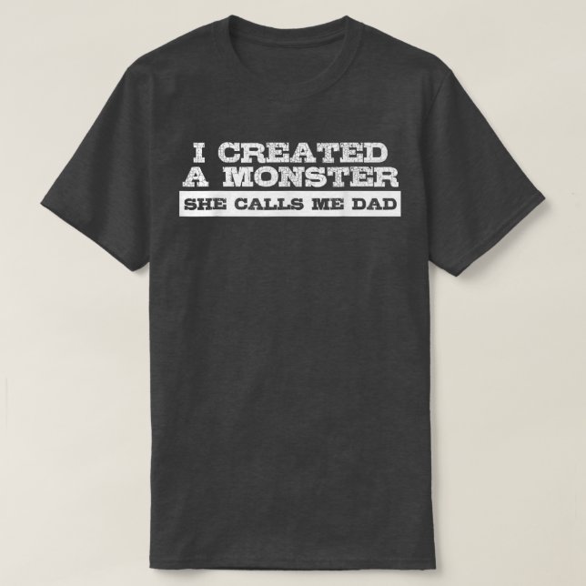 Funny Gift for Dad from Daughter First Father's Da T-Shirt (Design vorne)