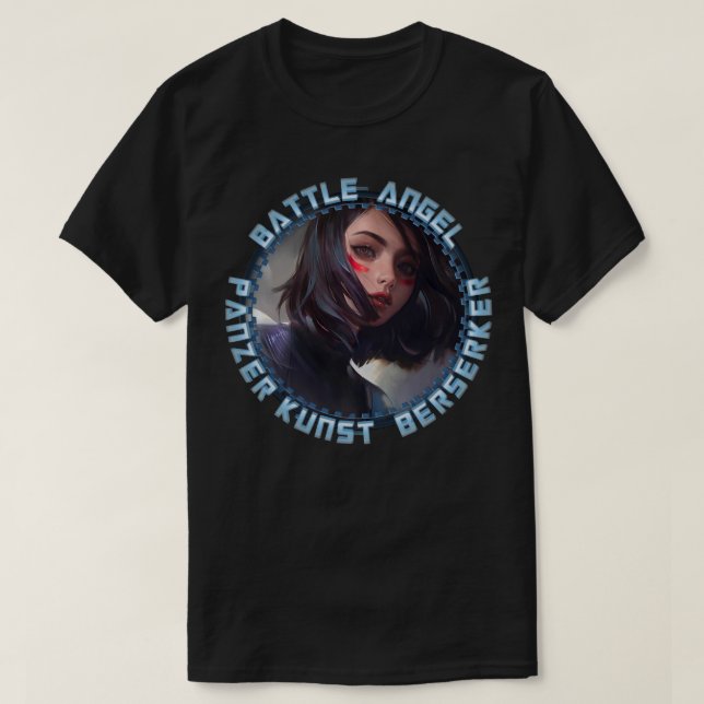 Funny Gift für Alita Battle Angel gibt Musikfans T-Shirt (Design vorne)