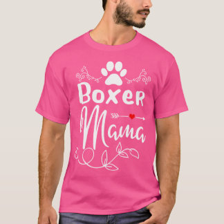 Funny Gift für Boxer Mamas Furry Paw Geschenk T-Shirt