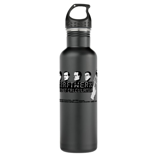 Funny Gift für Electronic Kraftwerk Music Gift für Edelstahlflasche (Vorderseite)