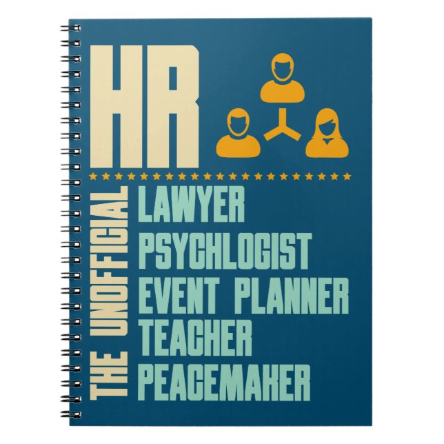 Funny Gift für HR Person | Geschenkidee für Person Notizblock (Vorderseite)
