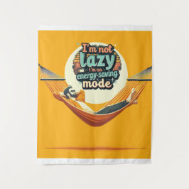 Funny Gift für Lazy People Design Wandteppich
