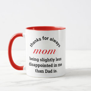 Funny Gift für Mama Typografy Mütter Day Tasse