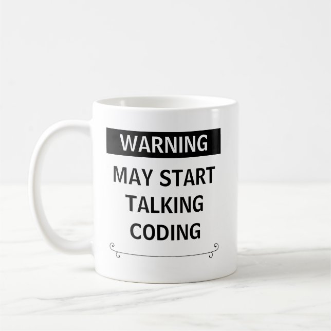 Funny Gift für Programmierer, Programmierer Kaffeetasse (Links)