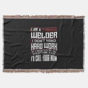 Funny Gift für Welder   Welder Vater Lover Gift Decke