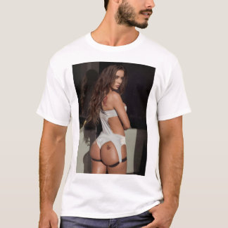 Funny Gift Lana Rhoades Niedliche Liebe Männer T-Shirt