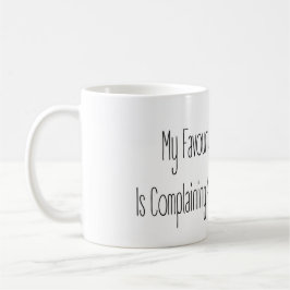 Funny Gift Quote My Favourite Winter Sport Mug