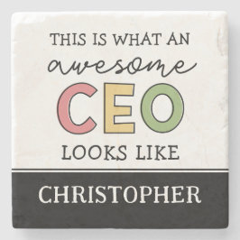 Funny Gifts für CEO | Phantastischer CEO Boss Gesc Steinuntersetzer