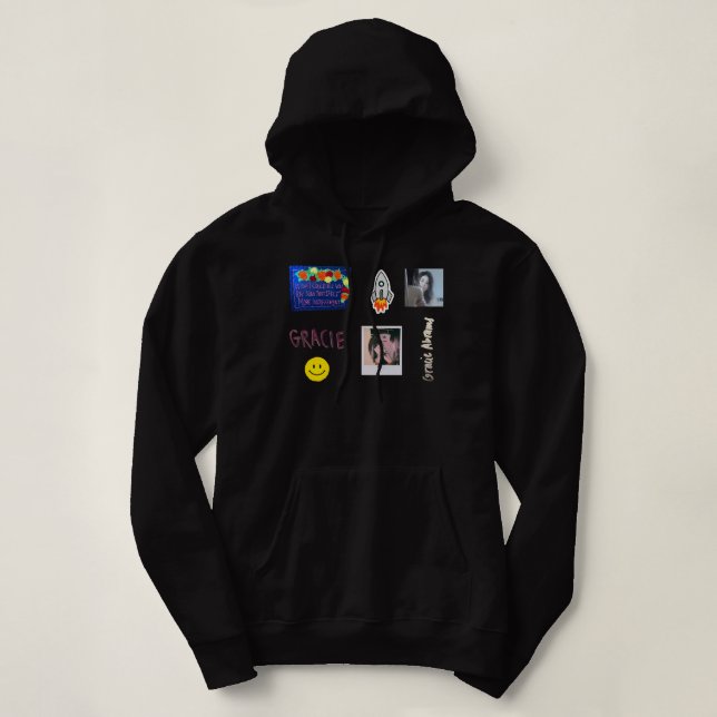 Funny Gifts Gracie Abrams Sticker Pack Gracie Abra Hoodie (Design vorne)