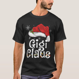 Funny Gigi Claus Pyjamas T-shirt Noël Père Noël G