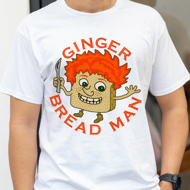 Funny Ginger Broad Man Christmas Puff T-Shirt (Von Creator hochgeladen)