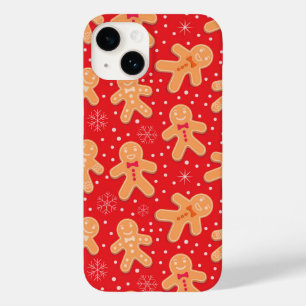 Funny Gingerbread man Cookies Muster Case-Mate iPhone 14 Hülle