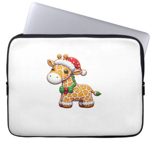 Funny Gingerbread Mann Giraffe Weihnachtsfrauen Mä Laptopschutzhülle