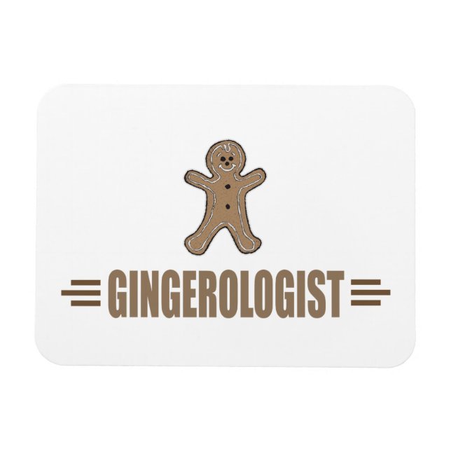 Funny Gingerbrot Cookie Magnet (Horizontal)