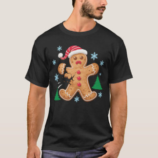 Funny Gingerbrot Weihnachtsbaum T - Shirt - Unisex