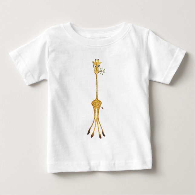Funny Giraffe Baby T - Shirt (Vorderseite)