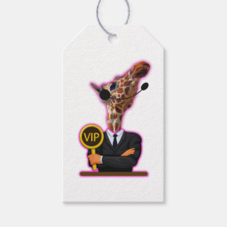 Funny Giraffe Geschenkanhänger