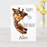 Funny Giraffe Kindergeburtstag Grußkarte Karte<br><div class="desc">Funny Giraffe Kindergeburtstag Grußkarte Ist Ihre Liebe Giraffen? Haben Sie eine Nichte oder einen Neffen, Enkel oder ein Kind mit einem bevorstehenden Geburtstag? Dann ist hier eine Karte für Sie zu senden. Sie können die Nachricht im Inneren ändern und auch Ihren Namen unten abzeichnen. Vielen Dank, dass Sie bei mir...</div>
