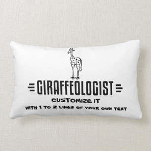 Funny Giraffe Lendenkissen