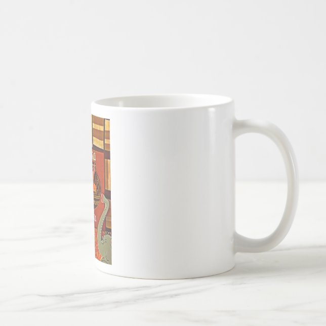 Funny Giraffe mit coolem Text Hakuna Matata Kaffeetasse (Rechts)