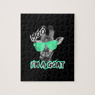 Funny Giraffe Moo Im A Goat Cute Zoo Tiergeschenk