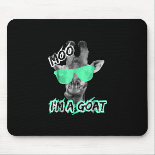 Funny Giraffe Moo Im A Goat Niedlich ZoAnimal Mousepad
