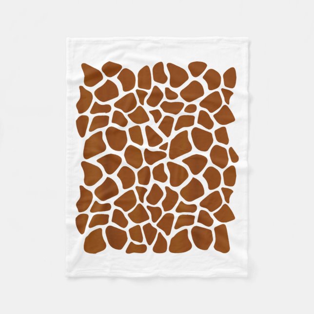 Funny Giraffe Pattern Lazy Halloween Costume  Fleecedecke (Vorderseite)