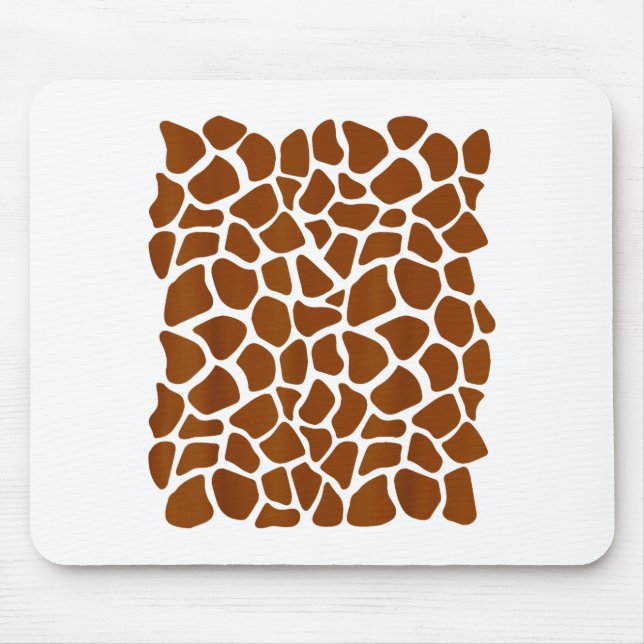 Funny Giraffe Pattern Lazy Halloween Costume  Mousepad (Vorne)