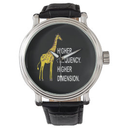 Funny Giraffe Pun Armbanduhr