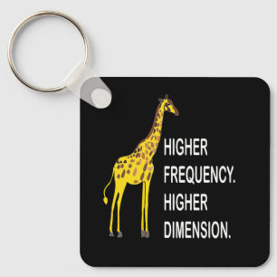 Funny Giraffe Pun Schlüsselanhänger