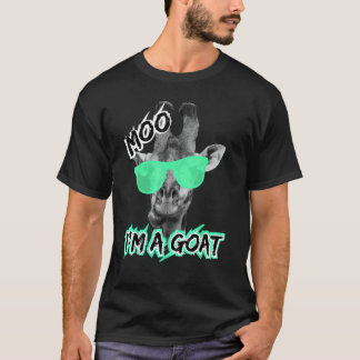 Funny Giraffe Shirt Moo Ich bin ein Ziege Niedlich