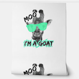 Funny Giraffe Shirt Moo Ich bin ein Ziege Niedlich Tapete