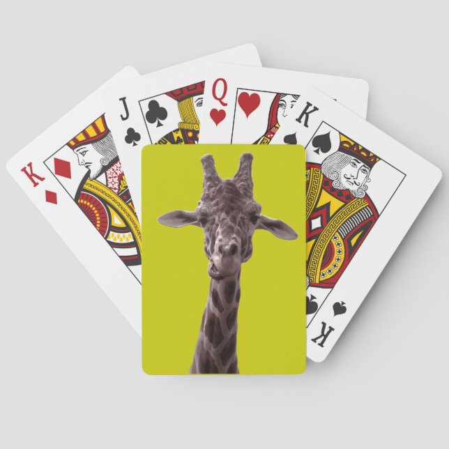 Funny Giraffe Spielkarten (Rückseite)
