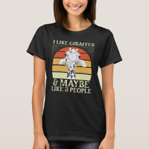 Funny Giraffe Sprichwort Design für Giraffe Lover T-Shirt