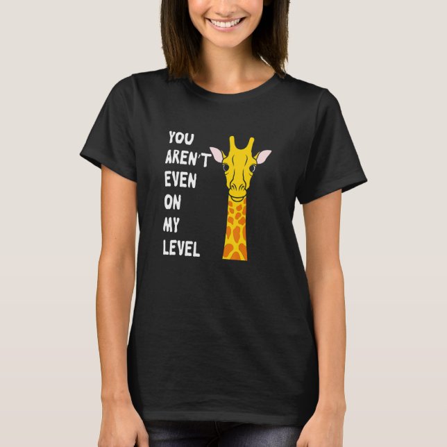 Funny Giraffe T-Shirt (Vorderseite)