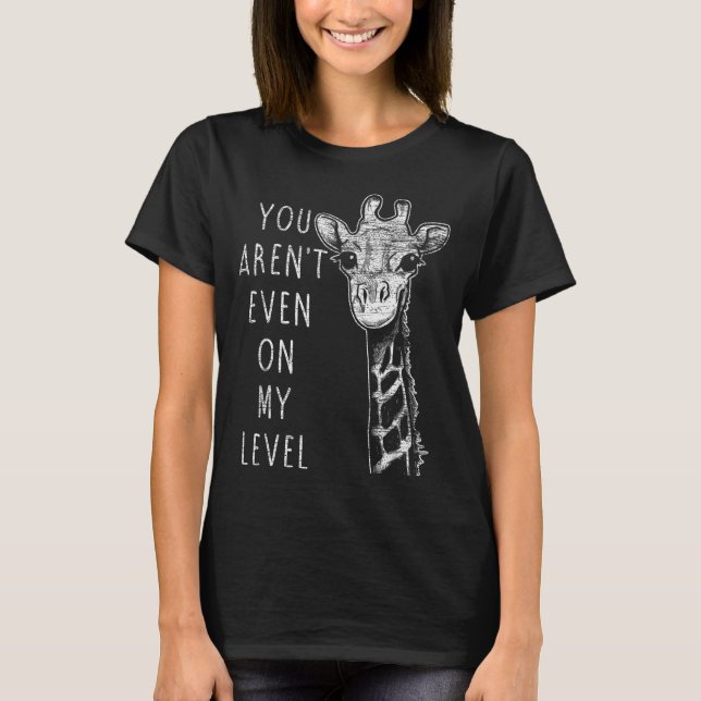 Funny Giraffe  T-Shirt (Vorderseite)