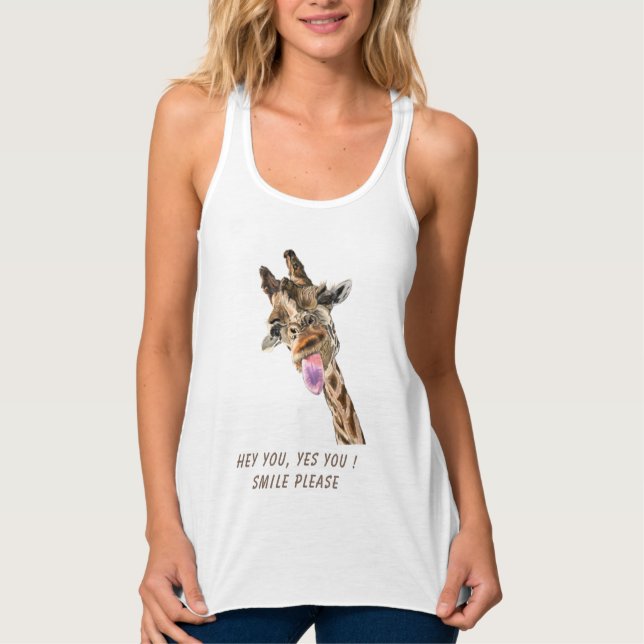 Funny Giraffe Tank Top (Vorderseite)