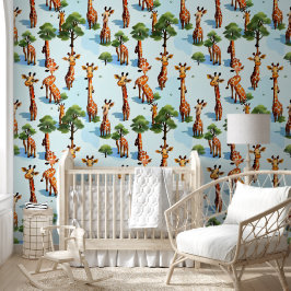 Funny Giraffe Tapete
