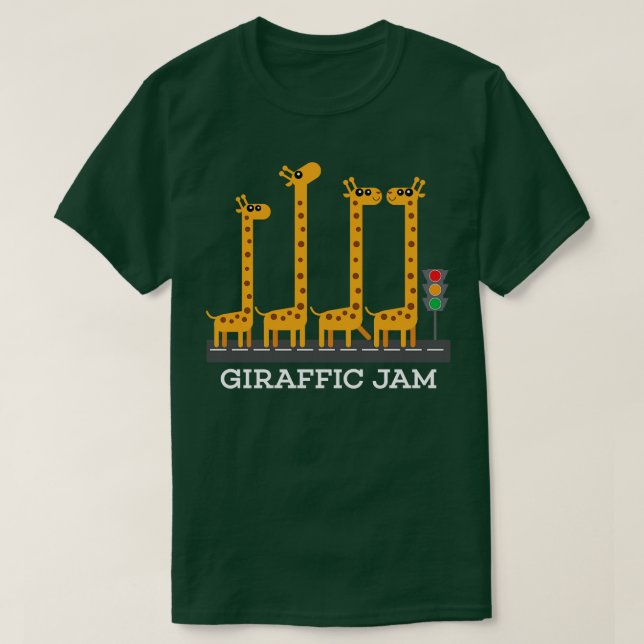 Funny Giraffic Jam Product Kids Safari Giraffe Des T-Shirt (Design vorne)